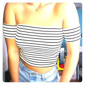 Forever 21 off the shoulder tube top